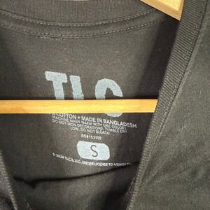 TLC Group Photo Black T Shirt Size S 2024 Licensed Merchandise